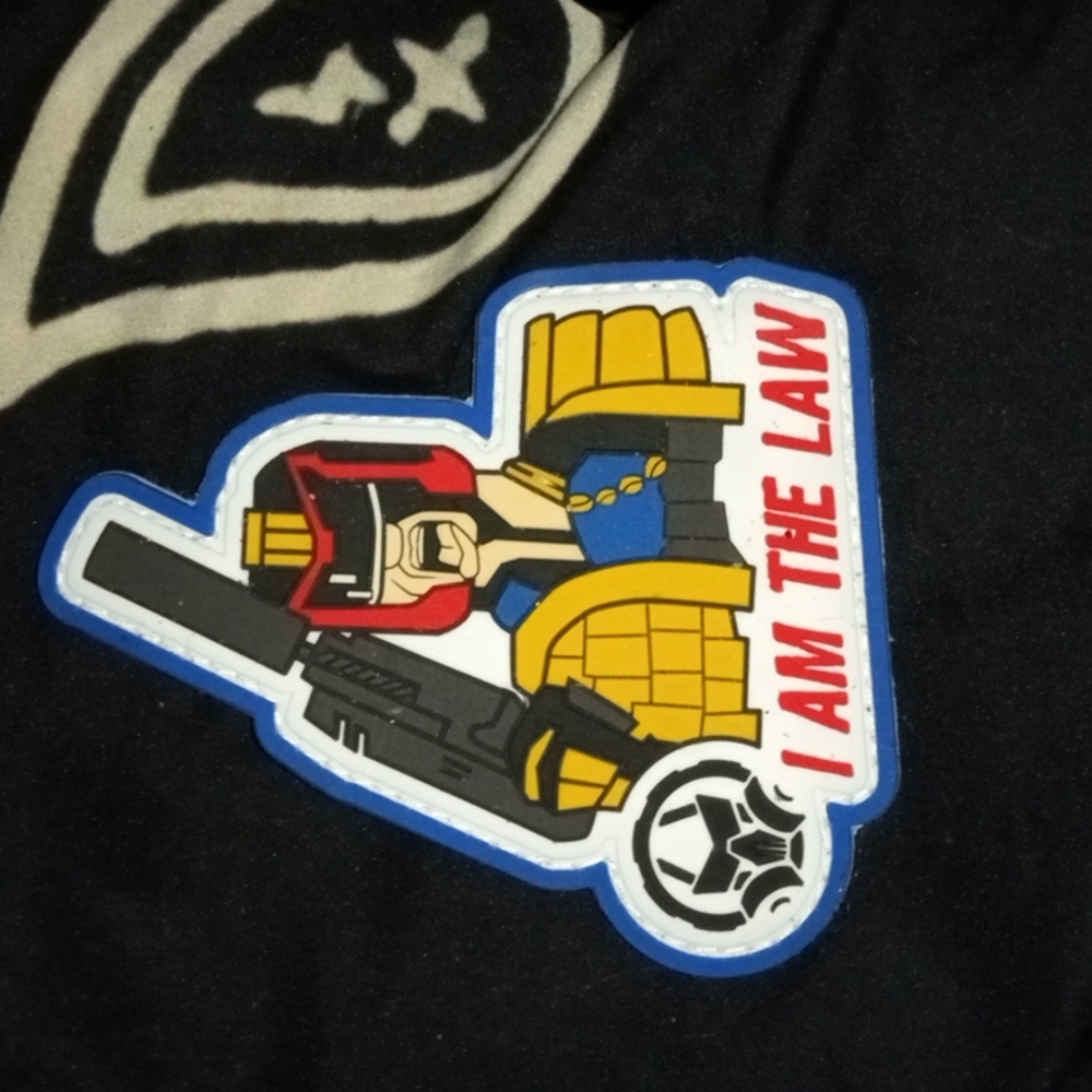 GI Joe I AM THE LAW Velcro patch